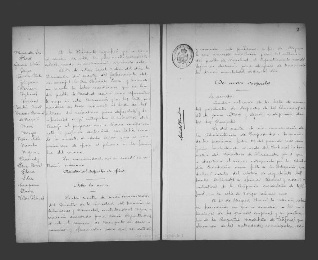Miniatura de Actas de acuerdos del Ayuntamiento. Tomo 551 del año 1915 (2 julio a 24 septiembre)