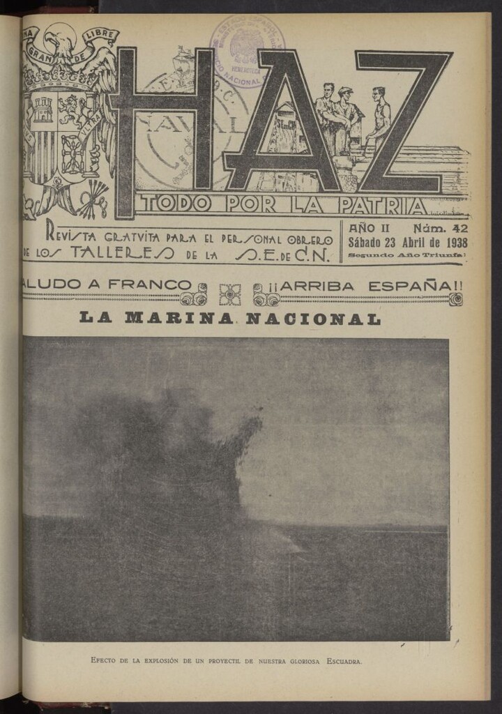 Miniatura de Haz del 23 de abril de 1938, nº 42