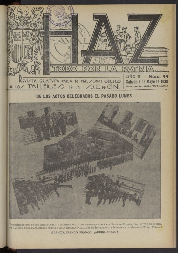Miniatura de Haz del 7 de mayo de 1938, nº 44