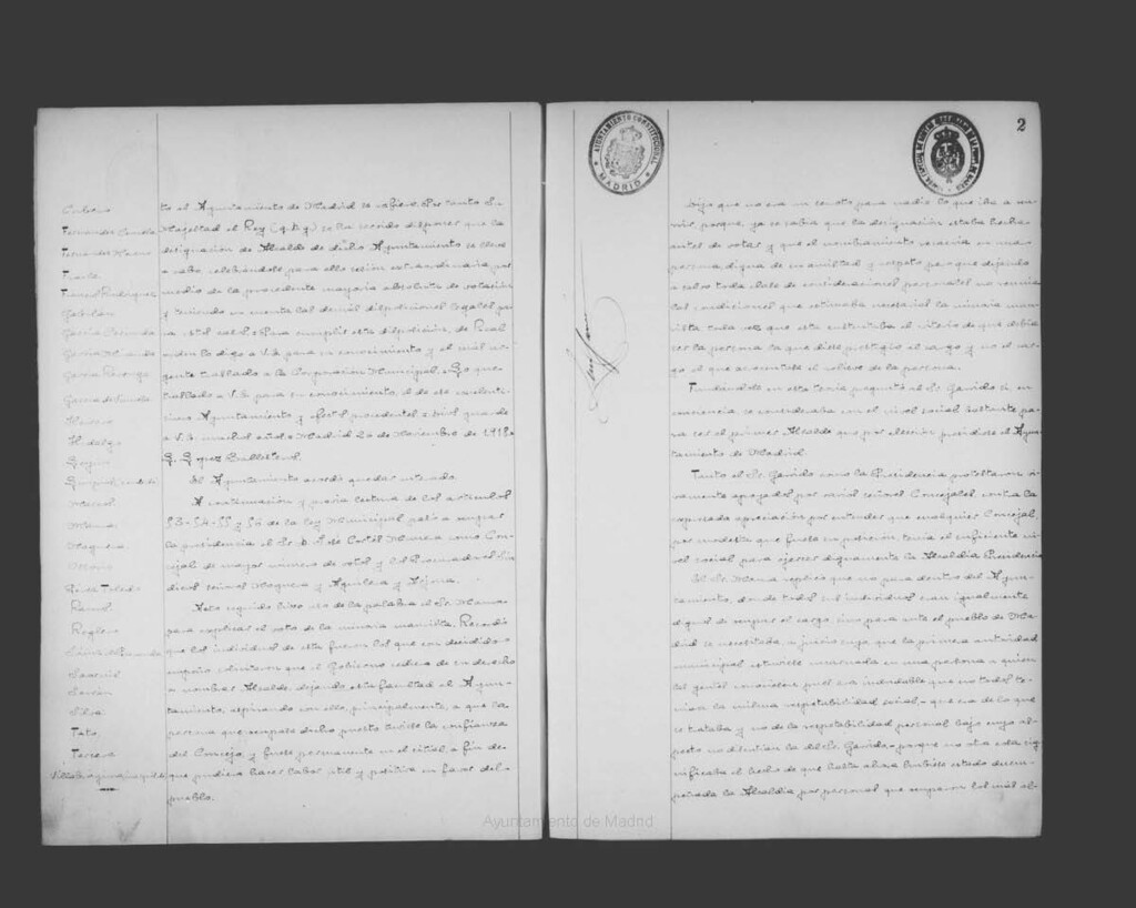 Miniatura de Actas de acuerdos del Ayuntamiento. Tomo 576 del año 1918 (27 noviembre a 27 diciembre)