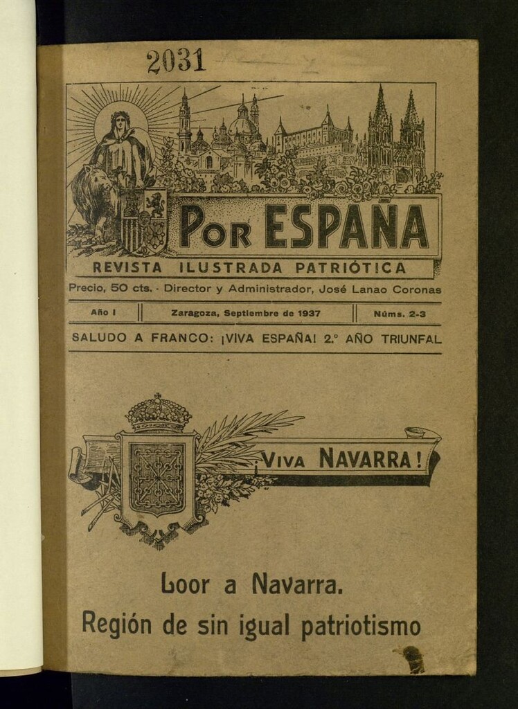 Miniatura de Por España : revista ilustrada patriótica