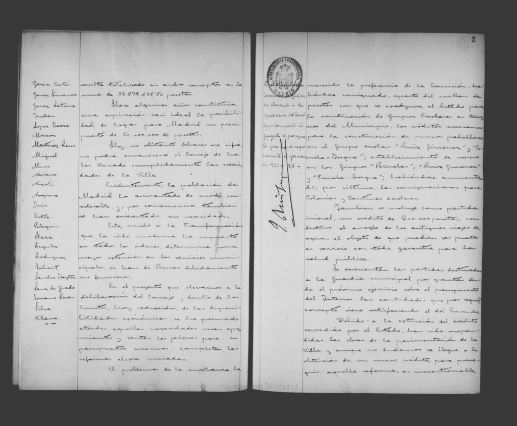 Miniatura de Actas de acuerdos del Ayuntamiento. Tomo 606 del año 1923 (21 febrero a 23 febrero)