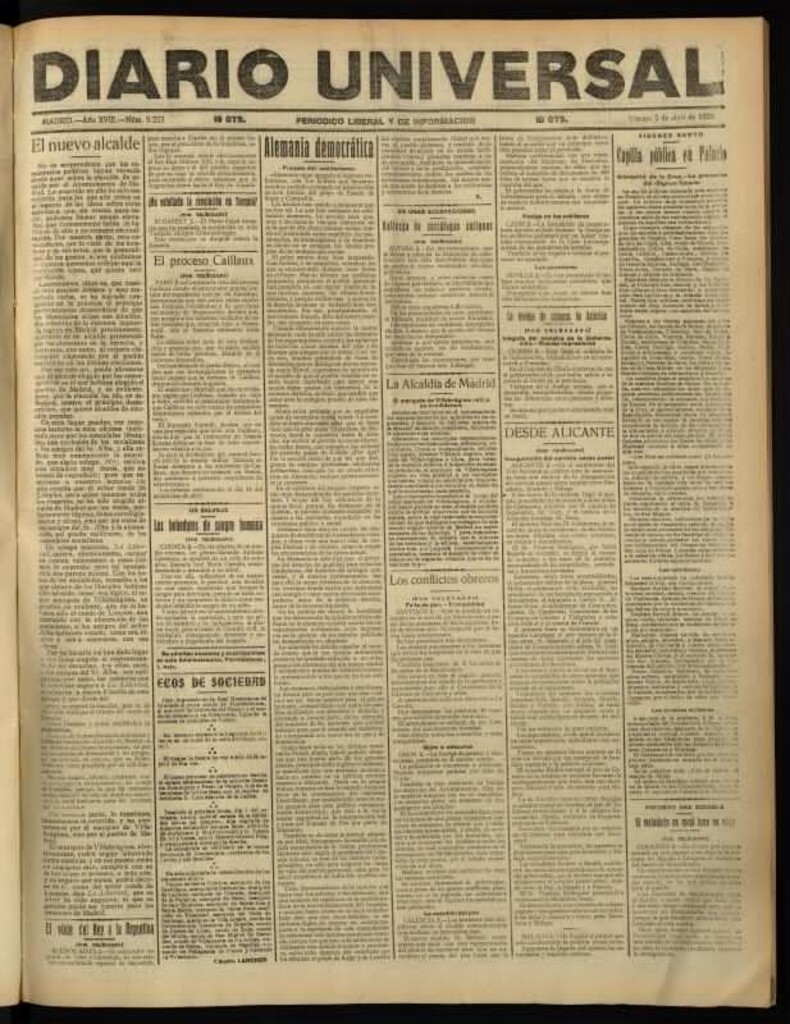 Miniatura de La hojita parroquial : publicación semanal religiosa e instructiva del 11 de junio de 1938, nº 1323