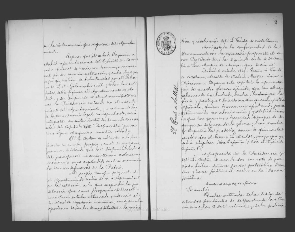 Miniatura de Actas de acuerdos del Ayuntamiento. Tomo 628 del año 1925 (7 octubre a 30 diciembre)