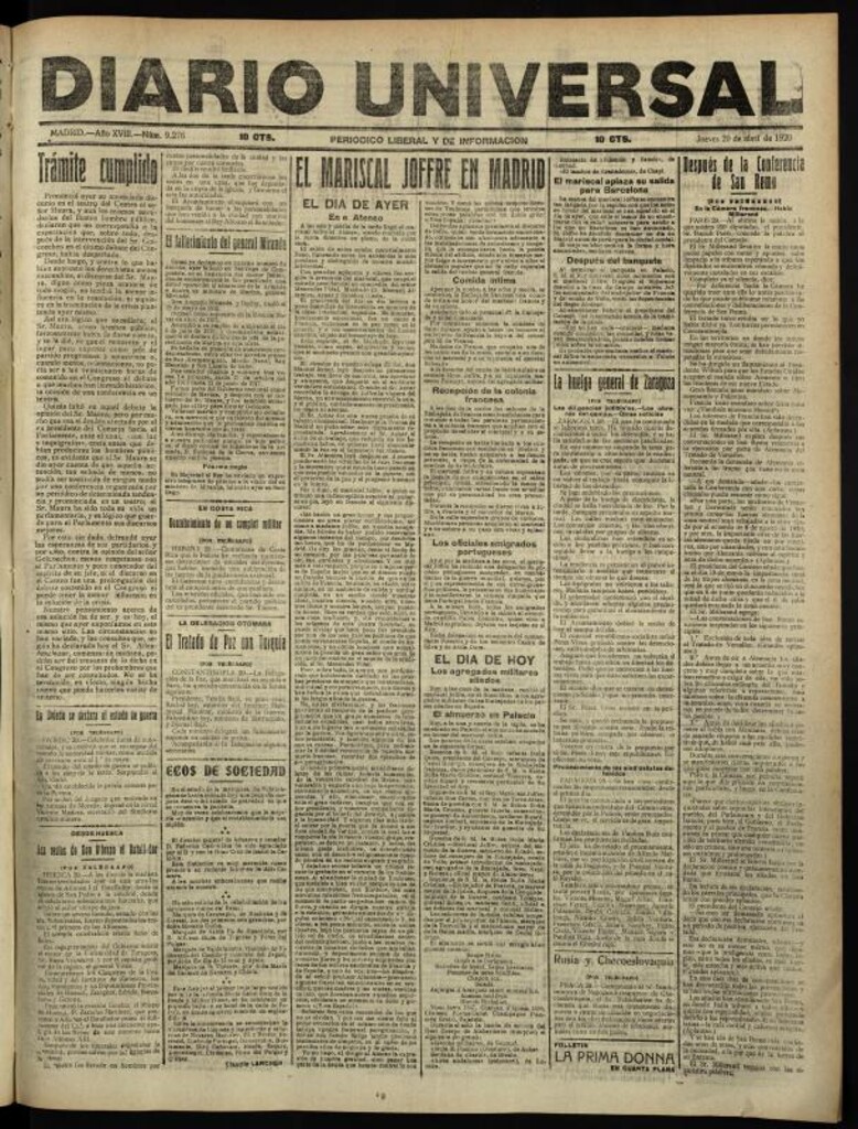 Miniatura de La hojita parroquial : publicación semanal religiosa e instructiva del 8 de septiembre de 1945, nº 1702