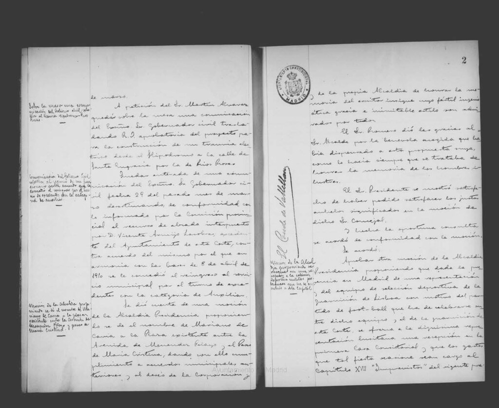 Miniatura de Actas de acuerdos del Ayuntamiento. Tomo 636 del año 1926 (7 abril a 19 mayo)