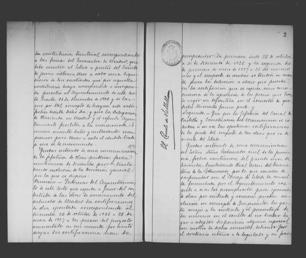 Miniatura de Actas de acuerdos del Ayuntamiento. Tomo 643 del año 1927 (5 enero a 23 febrero)