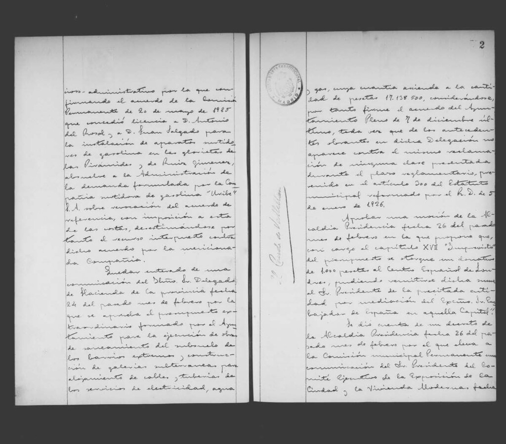 Miniatura de Actas de acuerdos del Ayuntamiento. Tomo 644 del año 1927 (3 febrero a 27 abril)