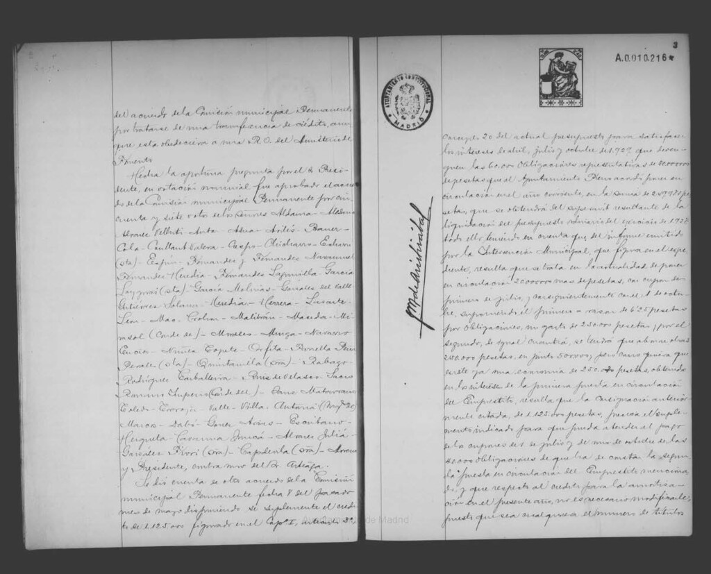 Miniatura de Actas de acuerdos del Ayuntamiento. Tomo 658 del año 1929 (5 junio a 31 diciembre)