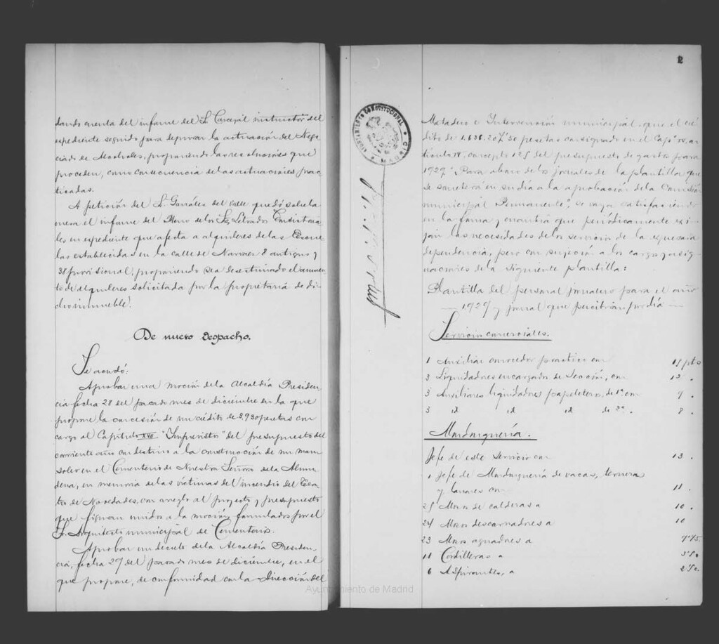 Miniatura de Actas de acuerdos del Ayuntamiento. Tomo 659 del año 1929 (2 enero a 13 febrero)