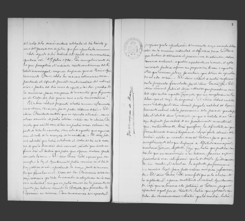 Miniatura de Actas de acuerdos del Ayuntamiento. Tomo 667 del año 1930 (2 agosto a 27 septiembre)