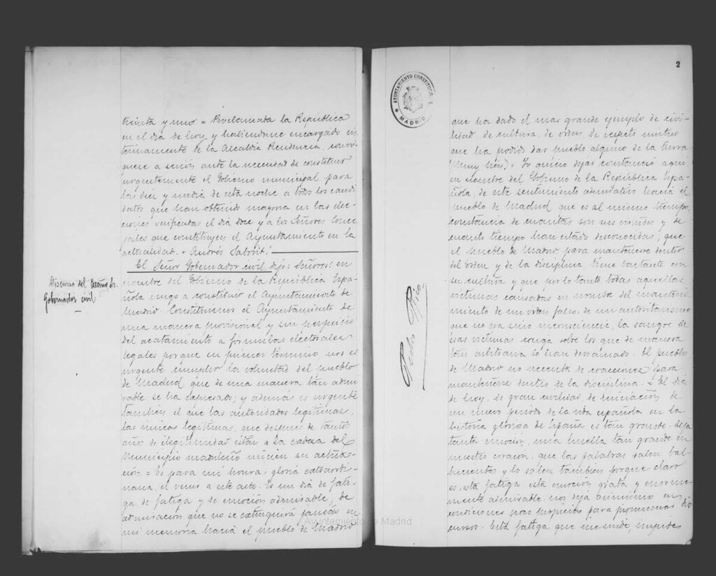 Miniatura de Actas de acuerdos del Ayuntamiento. Tomo 679 del año 1931 (14 abril a 16 mayo)