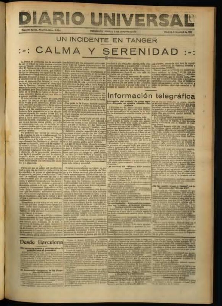 Miniatura de La Falange: Diario de la tarde del 1 de febrero de 1937, nº 130