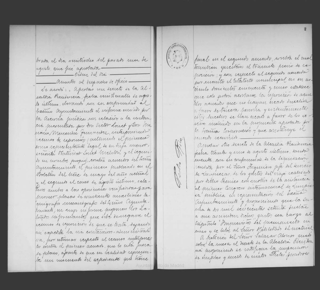 Miniatura de Actas de acuerdos del Ayuntamiento. Tomo 683 del año 1931 (4 septiembre a 2 octubre)