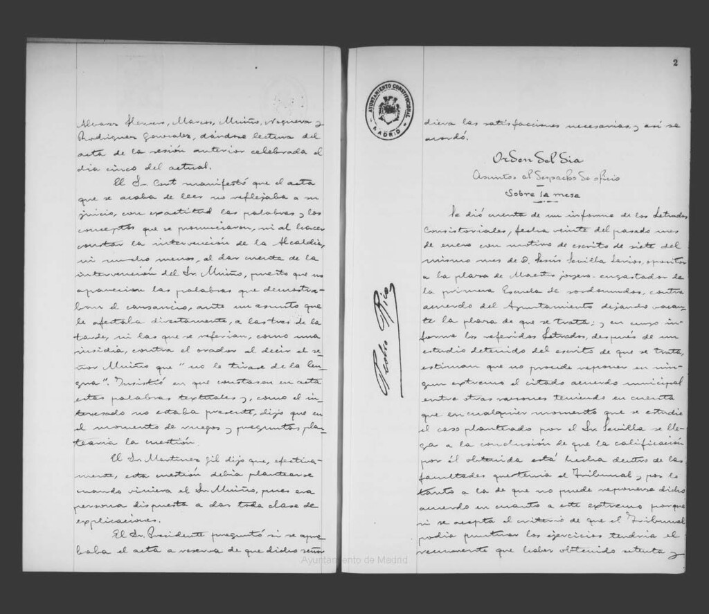 Miniatura de Actas de acuerdos del Ayuntamiento. Tomo 689 del año 1932 (12 febrero a 11 marzo)