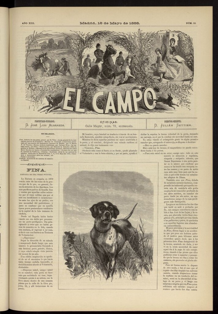 Miniatura de El Campo : agricultura, jardinería y sport del 16 de mayo de 1888, nº 10