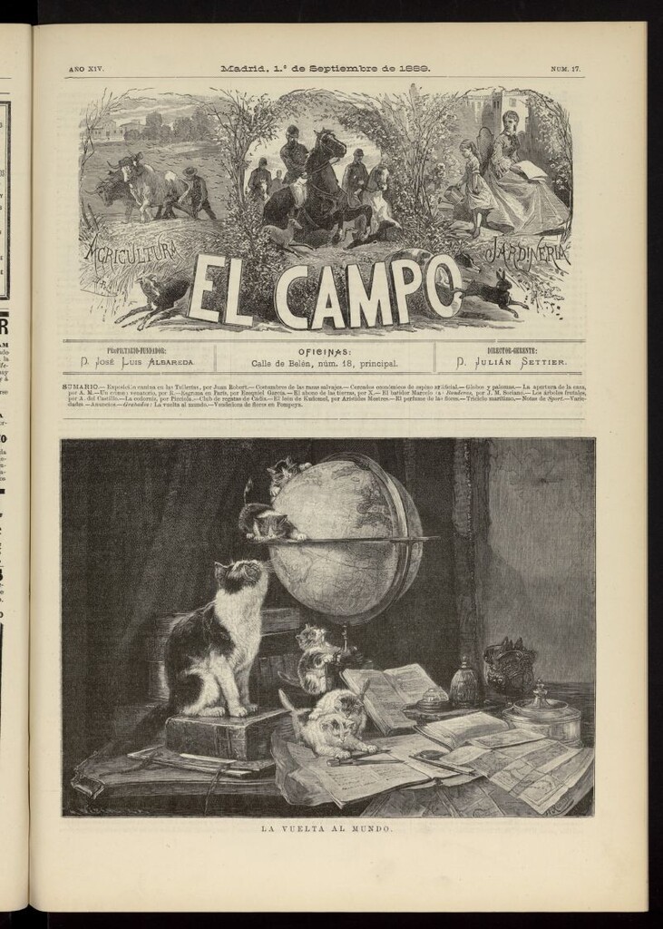 Miniatura de El Campo : agricultura, jardinería y sport del 1 de septiembre de 1889, nº 17