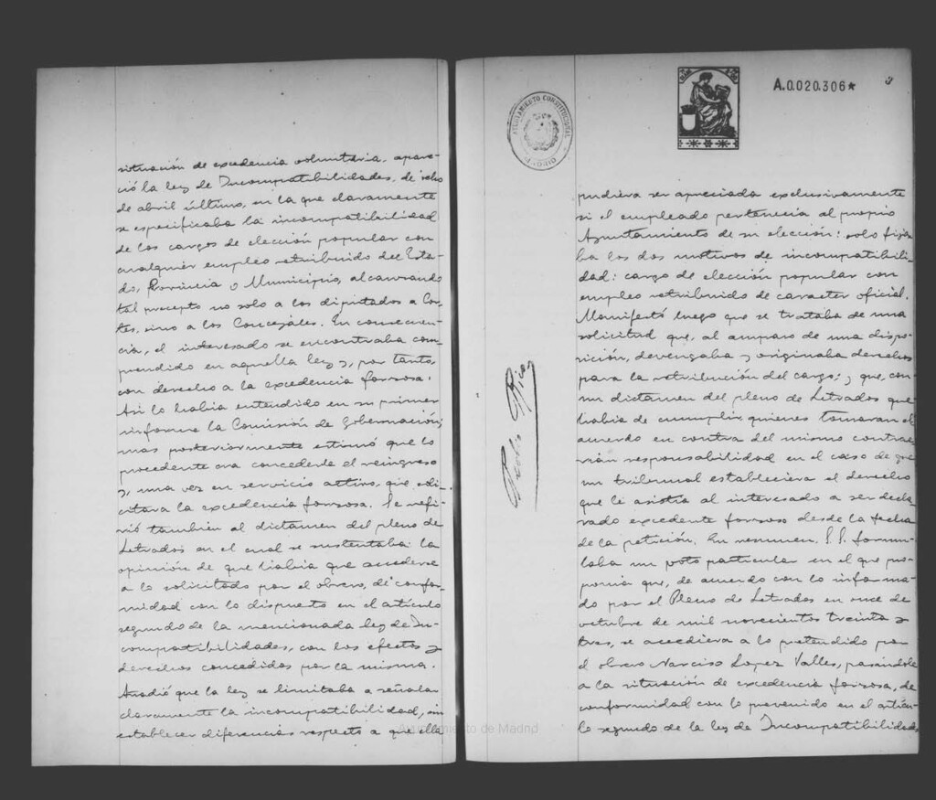 Miniatura de Actas de acuerdos del Ayuntamiento. Tomo 711 del año 1934 (9 febrero a 16 marzo)