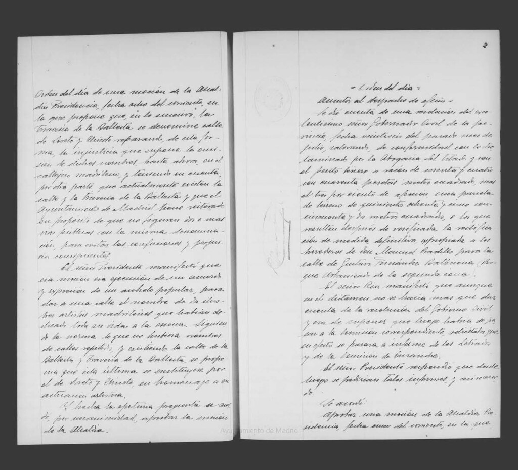 Miniatura de Actas de acuerdos del Ayuntamiento. Tomo 725 del año 1935 (9 agosto a 13 septiembre)