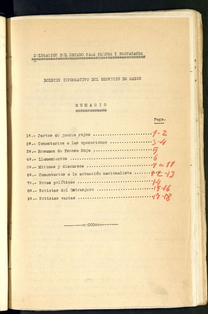 Miniatura de Boletín del Servicio de Radio del 5 de mayo de 1937, nº 145