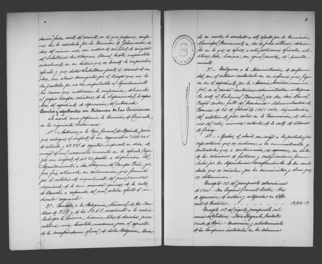 Miniatura de Actas de acuerdos del Ayuntamiento. Tomo 768 del año 1942 (26 agosto a 4 noviembre)