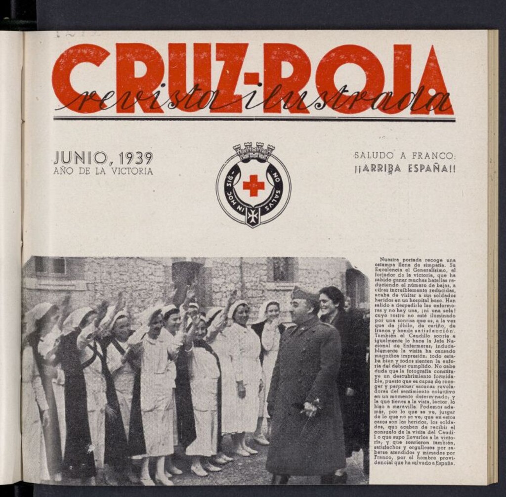 Miniatura de Cruz Roja : revista ilustrada de junio de 1939, nº 27