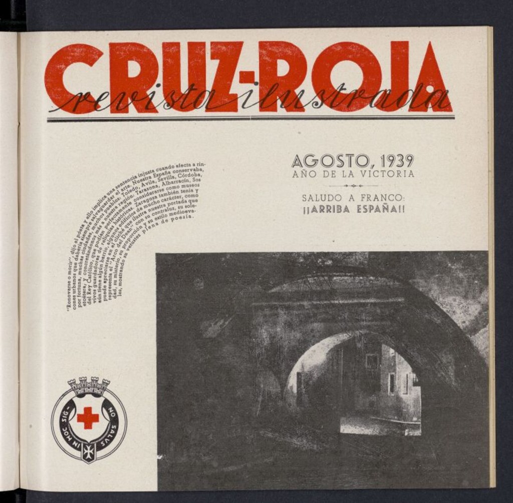 Miniatura de Cruz Roja : revista ilustrada de agosto de 1939, nº 29