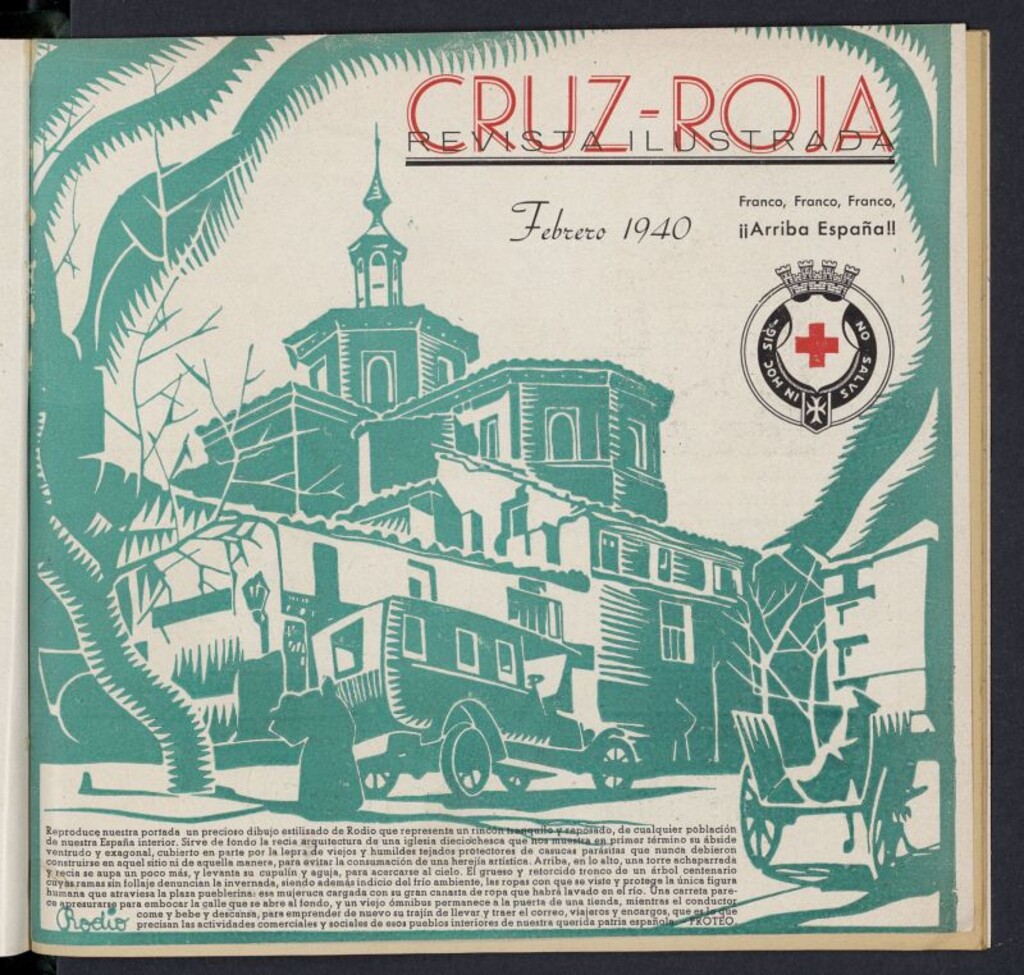 Miniatura de Cruz Roja : revista ilustrada de febrero de 1940, nº 35