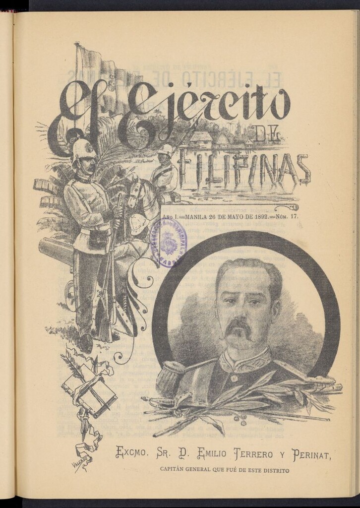 Miniatura de El Ejército de Filipinas : semanario profesional e ilustrado del 26 de mayo de 1892, nº 17