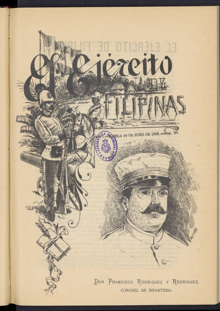 Miniatura de El Ejército de Filipinas : semanario profesional e ilustrado del 16 de junio de 1892, nº 20