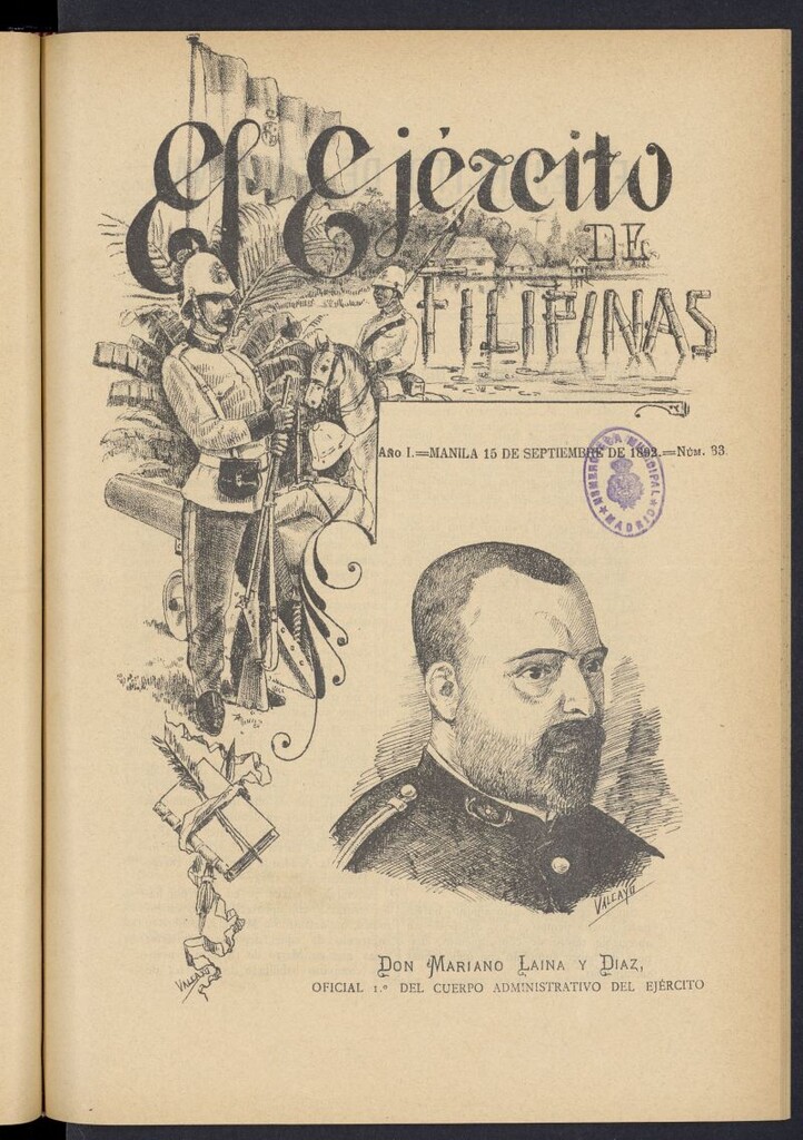 Miniatura de El Ejército de Filipinas : semanario profesional e ilustrado del 15 de septiembre de 1892, nº 33