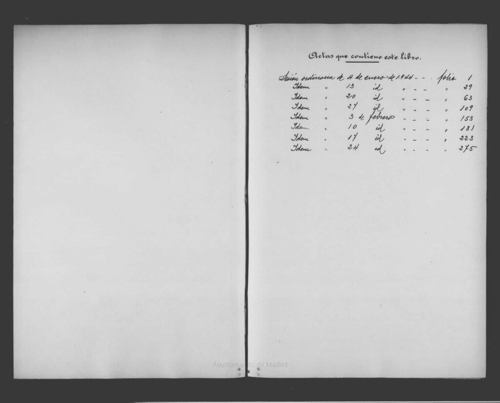 Miniatura de Actas de acuerdos del Ayuntamiento. Tomo 780 del año 1944 (4 enero a 24 febrero)