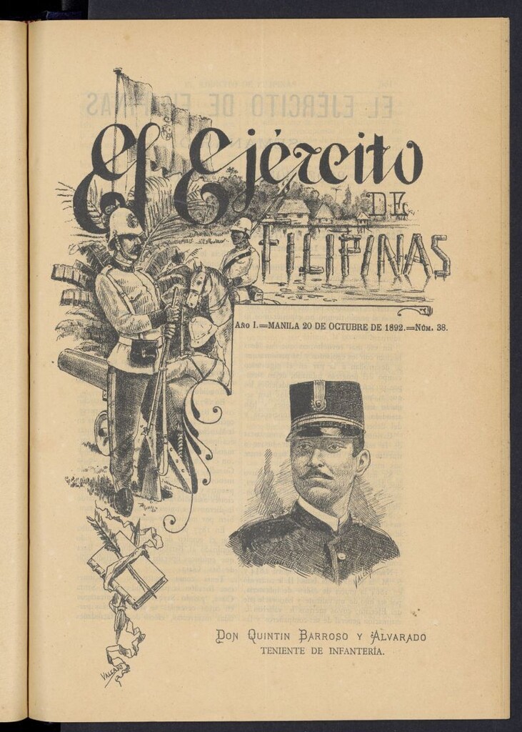 Miniatura de El Ejército de Filipinas : semanario profesional e ilustrado del 20 de octubre de 1892, nº 38
