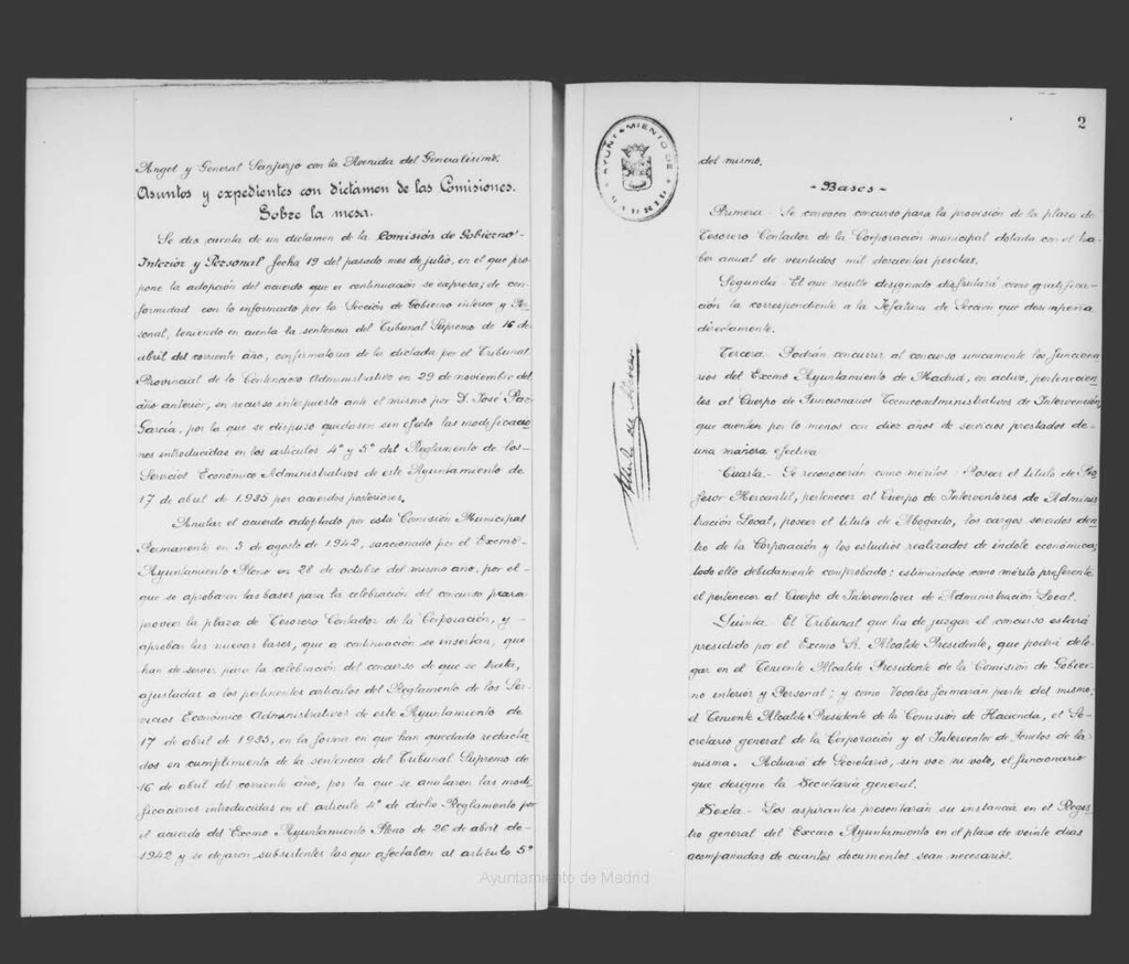 Miniatura de Actas de acuerdos del Ayuntamiento. Tomo 789 del año 1945 (9 agosto a 8 noviembre)