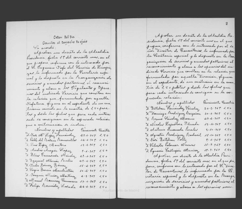 Miniatura de Actas de acuerdos del Ayuntamiento. Tomo 800 del año 1947 (30 mayo a 16 julio)