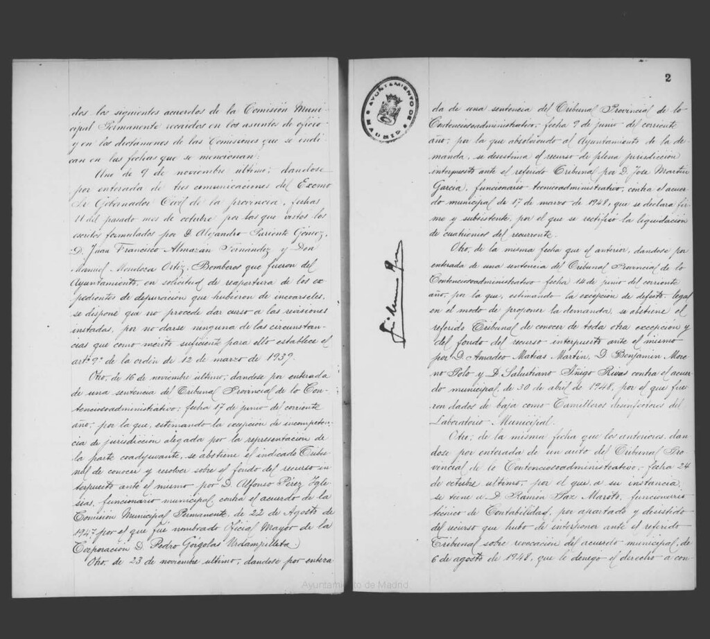 Miniatura de Actas de acuerdos del Ayuntamiento. Tomo 810 del año 1949 (7 diciembre a 30 diciembre)