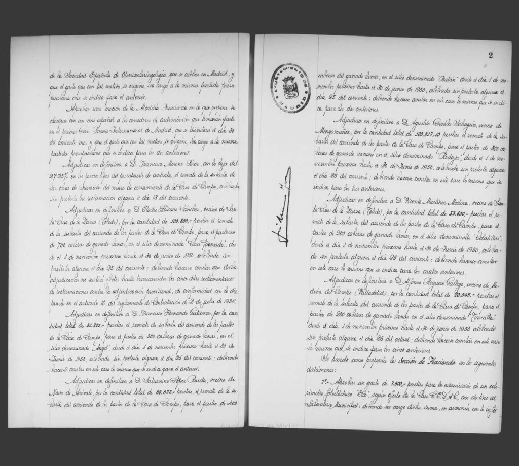 Miniatura de Actas de acuerdos del Ayuntamiento. Tomo 815 del año 1949 (26 octubre a 30 diciembre)