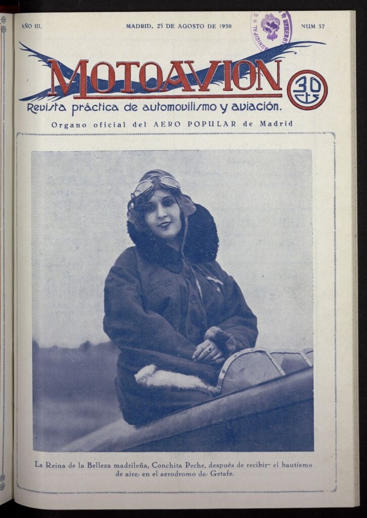 Miniatura de Motoavión: revista práctica de automovilismo y aviación del 25 de agosto de 1930, nº 57
