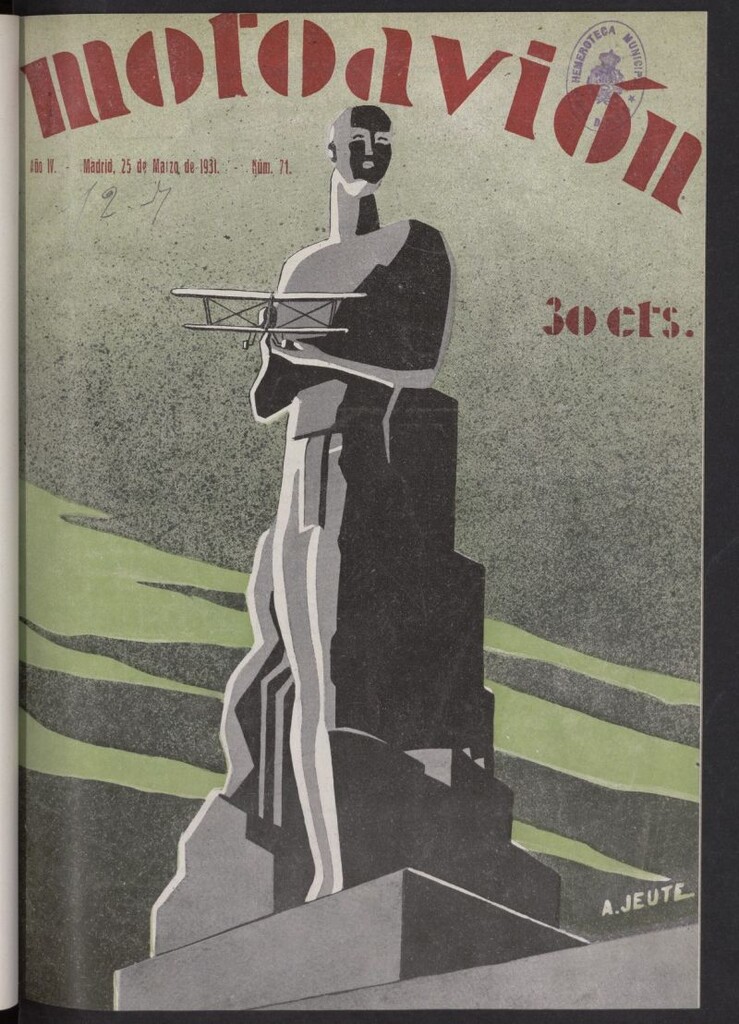 Miniatura de Motoavión: revista práctica de automovilismo y aviación del 25 de marzo de 1931, nº 71