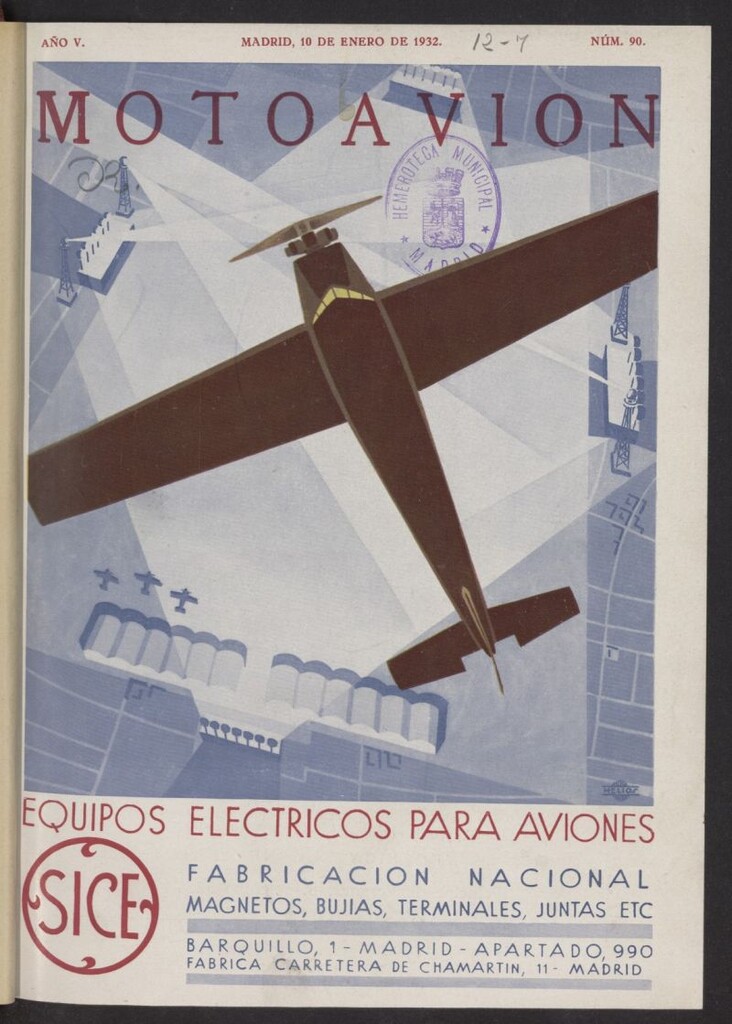 Miniatura de Motoavión: revista práctica de automovilismo y aviación del 10 de enero de 1932, nº 90