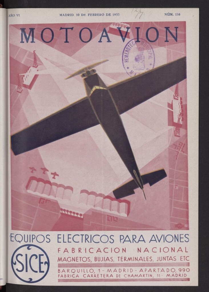 Miniatura de Motoavión: revista práctica de automovilismo y aviación del 10 de febrero de 1933, nº 116