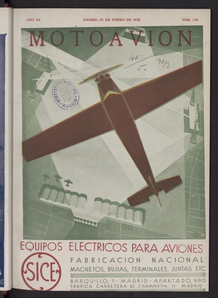 Miniatura de Motoavión: revista práctica de automovilismo y aviación del 25 de enero de 1934, nº 139