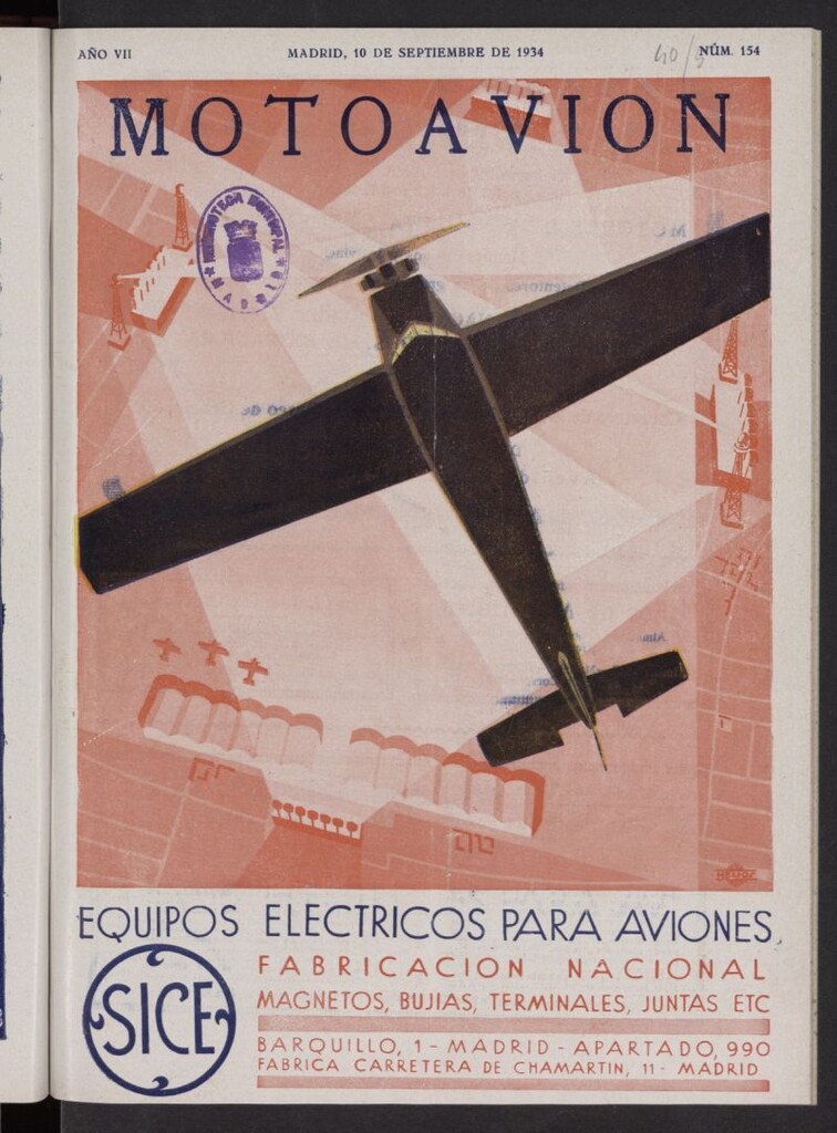 Miniatura de Motoavión: revista práctica de automovilismo y aviación del 10 de septiembre de 1934, nº 154