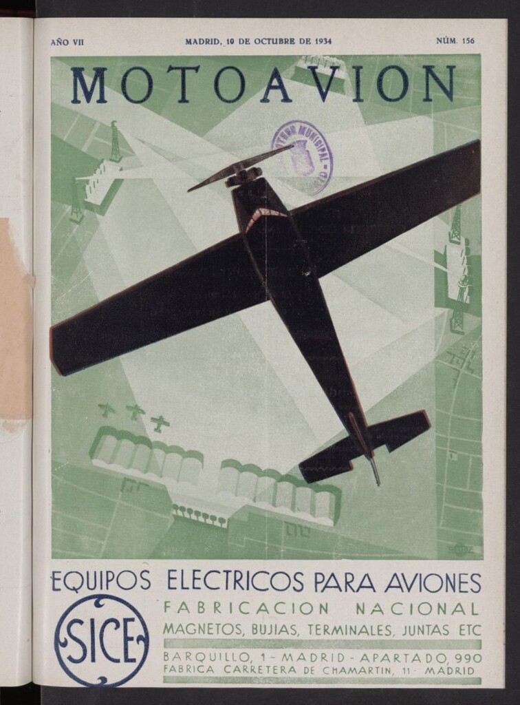 Miniatura de Motoavión: revista práctica de automovilismo y aviación del 10 de octubre de 1934, nº 156