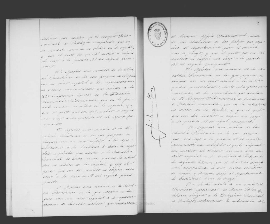 Miniatura de Actas de acuerdos del Ayuntamiento. Tomo 834 del año 1952 (7 mayo a 2 julio)