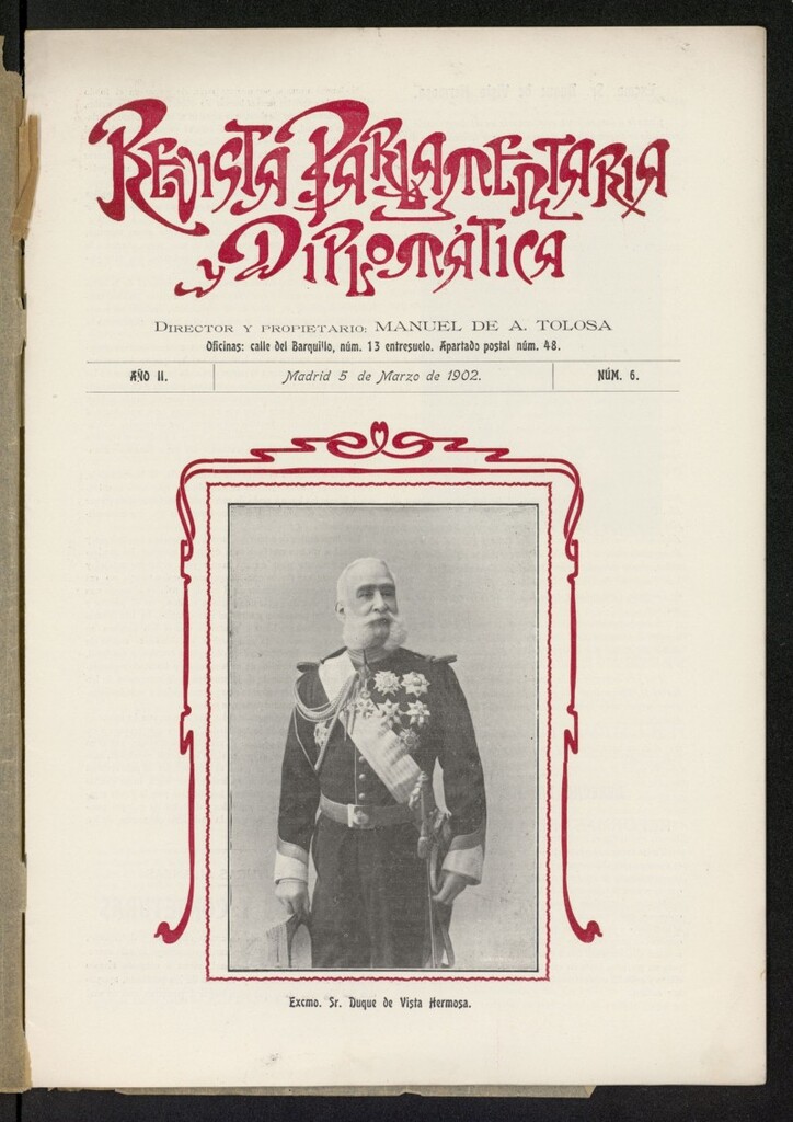 Miniatura de Revista Parlamentaria y Diplomática del 5 de marzo de 1902, nº 6