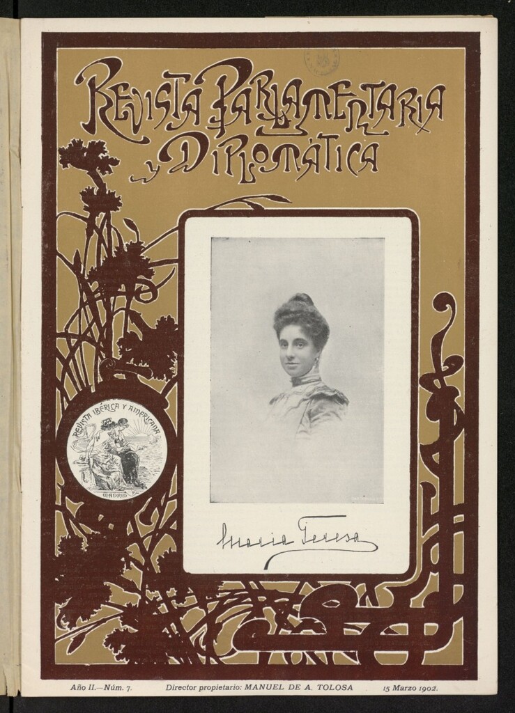 Miniatura de Revista Parlamentaria y Diplomática del 15 de marzo de 1902, nº 7