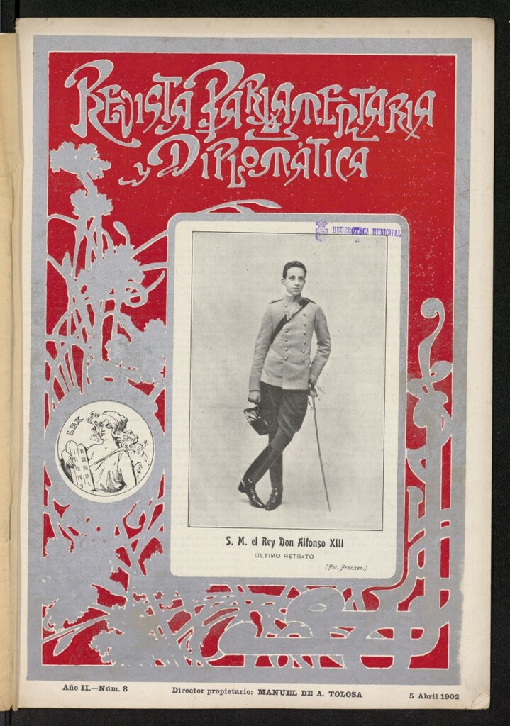 Miniatura de Revista Parlamentaria y Diplomática del 5 de abril de 1902, nº 8