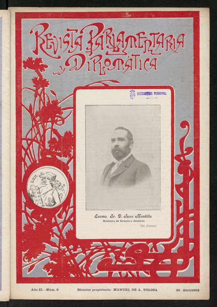 Miniatura de Revista Parlamentaria y Diplomática del 20 de abril de 1902, nº 9