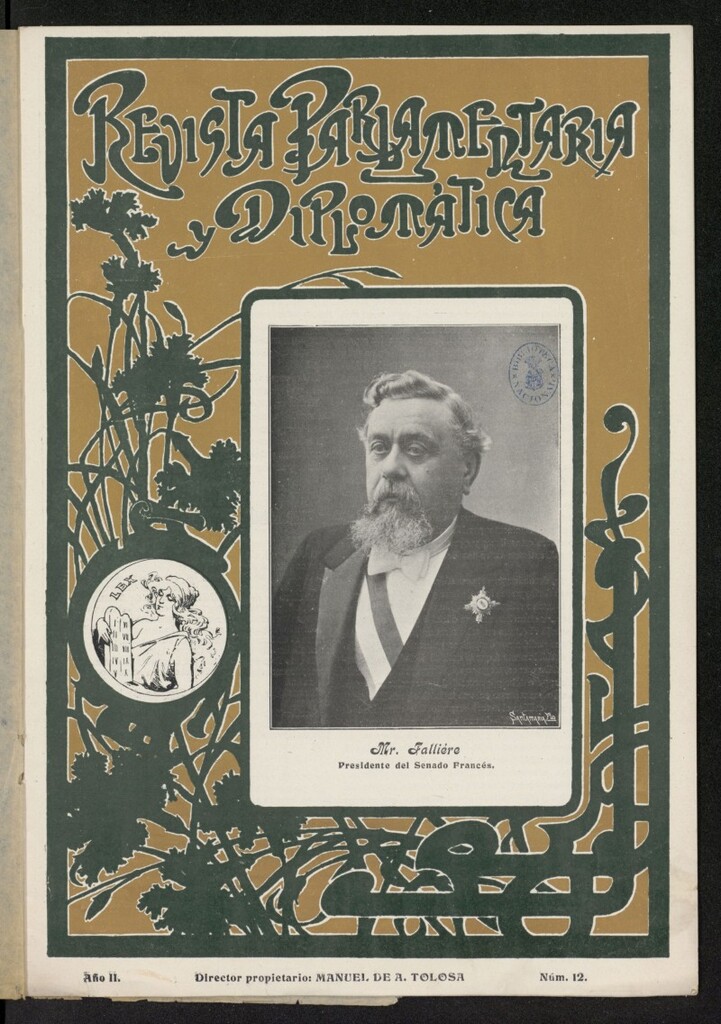 Miniatura de Revista Parlamentaria y Diplomática de 1902, nº 12 [sic]
